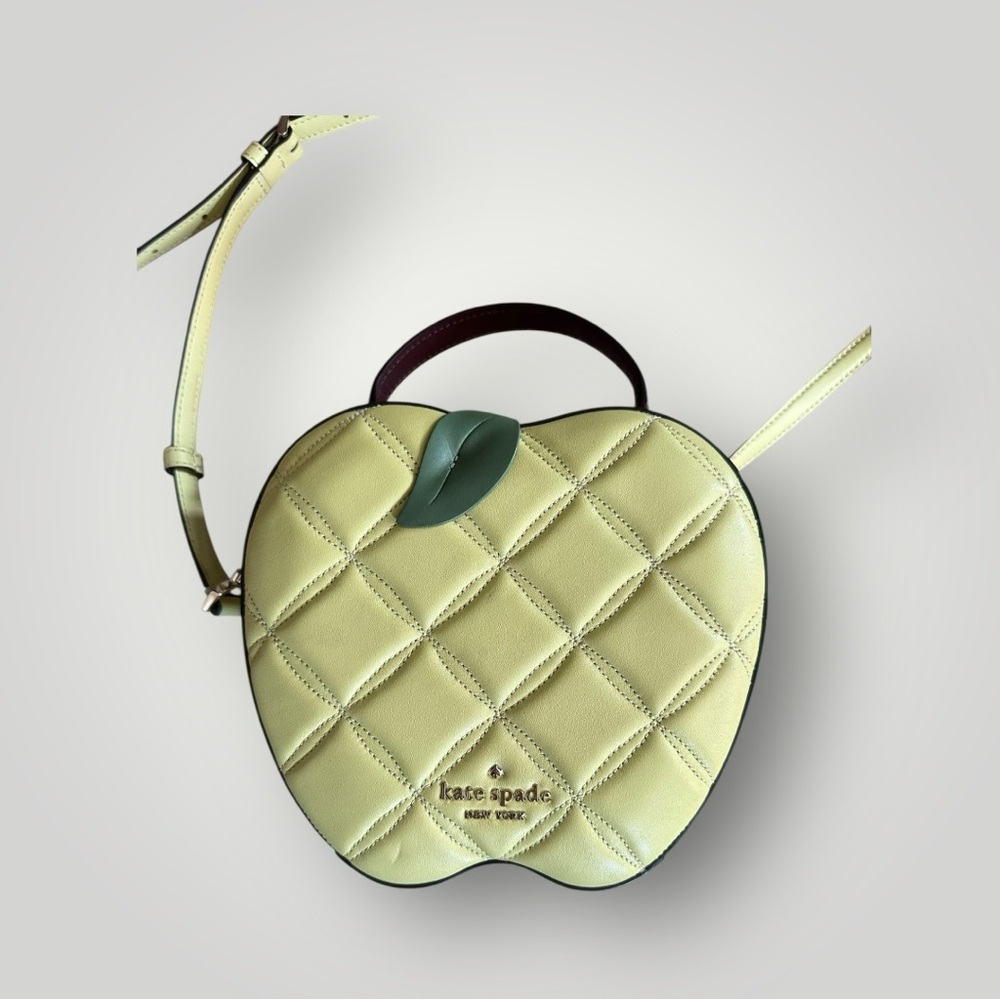 Kate Spade Green Quilted Crossbody Bag - Picture 4 of 16